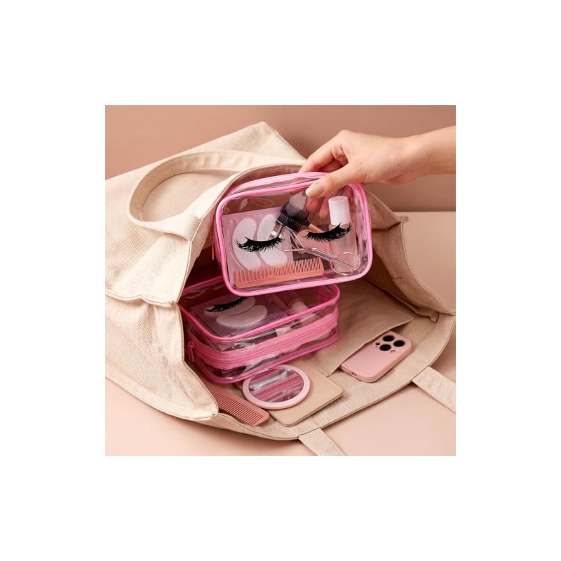 Cosmetic Bag Organizer Travel, Compact Lightweight Accessory for Travel and