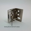 Pack of 3 Hidden Spring Brackets for 25mm/1inch venetian blinds