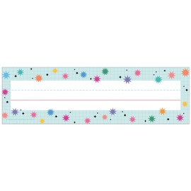 Happily Ever Elementary Retro Remix 36pc Name Plates for Classroom, Name Plate for Desk, Cubbies for Classrooms, Classroom Supplies, Locker Organization, Desk Name Plate, Name Tags for Classroom