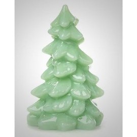 Holiday Christmas Trees - American Made - Mosser Glass USA - Medium 5 1/2" (Jade)