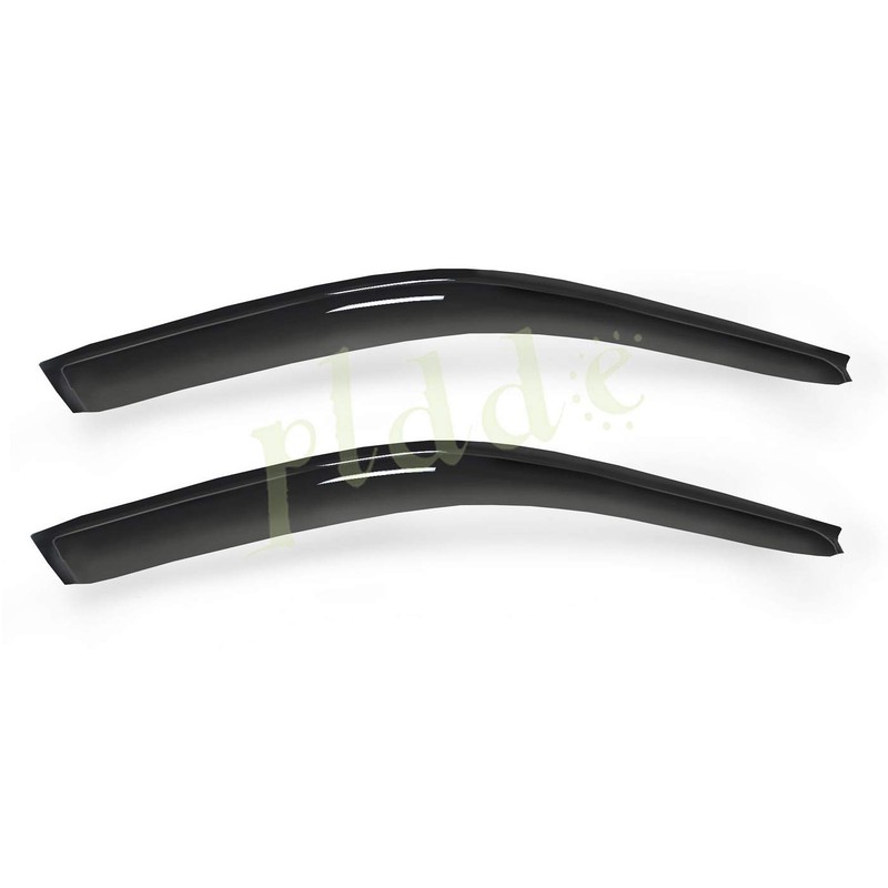 PLDDE 2pcs Sun Rain Guard Outside Mount Window Visors For