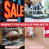 Acrylic Bonding Cement with Applicator Bottle 4 oz, Clear Adhesive