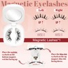 Higu clace Magnetic-Eyelashes, Soft Reusable Magnetic-Eyelashes with Applicator No Glue