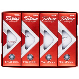 TITLEIST Golf Ball 2022 TRUFEEL Golf Ball, Unisex T6035S-J White