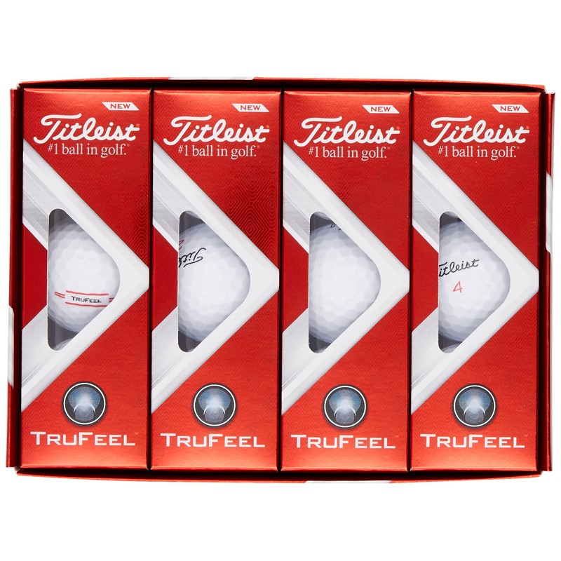 TITLEIST Golf Ball 2022 TRUFEEL Golf Ball, Unisex T6035S-J White