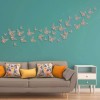 Dolores 48pcs Mariposas Decorativas Pared 3d Adorno Ahuecar Pegatina