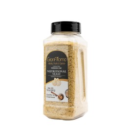 GranAroma Nutritional Yeast, Perfect for Popcorn, Pasta, Salads & Vegan Cheese (10 Ounce)