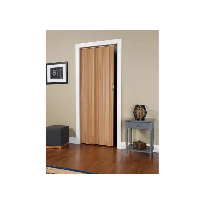 Spectrum Via 36"x80" Oak Vinyl Accordion Door w/ Hardware Folding