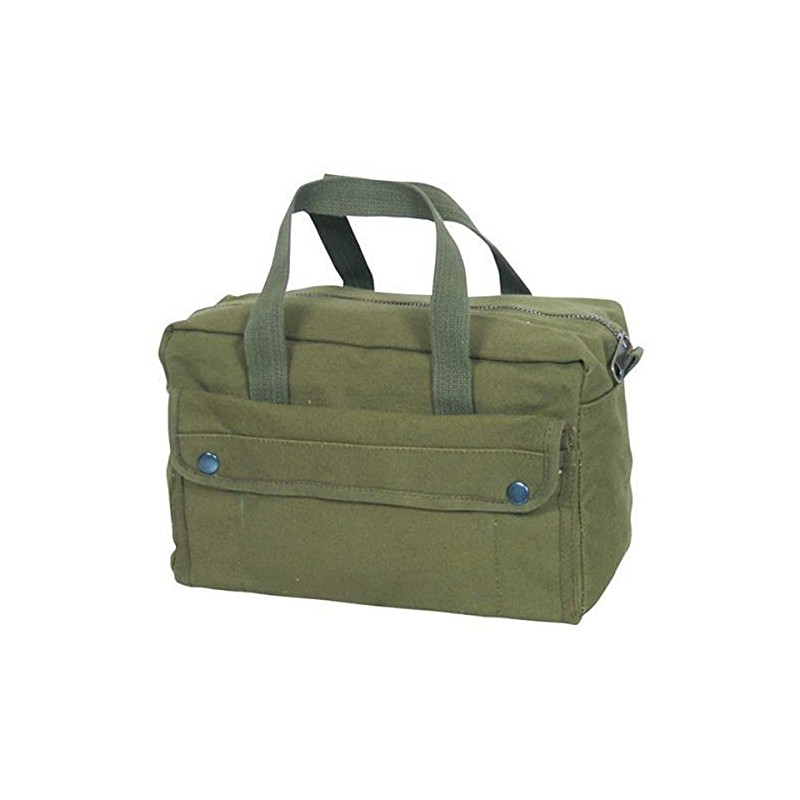 Fox Outdoor Products Mechanic's Tool Bag with Brass Zipper, Olive