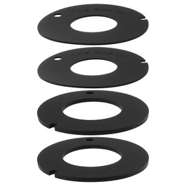 Briny River Pack of 4 RV Toilet Rubber Seal Replacement Part 385311462 + 385316140 Compatible with Sealand Compatible with VacuFlush
