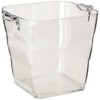 Prodyne AB-17 Viva Acrylic Square Wine Bucket, Clear