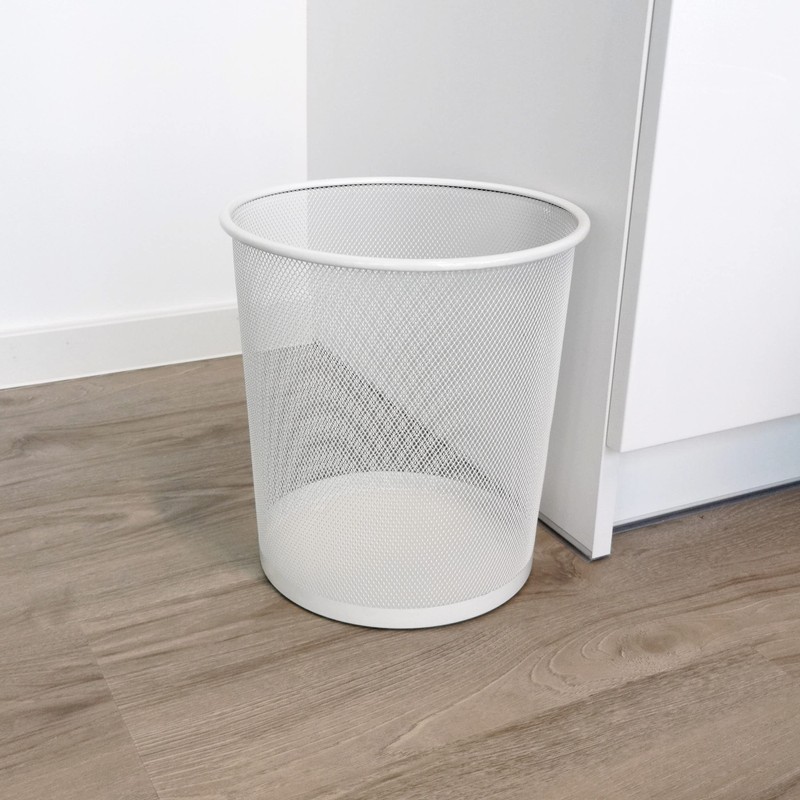 Leviatan Office Waste Paper Bin, 12 L, Wire Mesh Waste