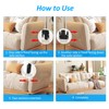 10Pcs Sectional Couch Connectors, Universal Sectional Sofa Interlocking, Easy to