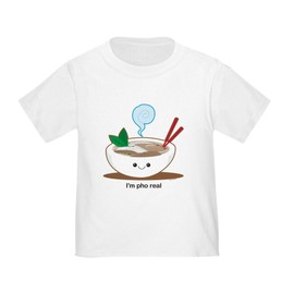 CafePress Pho T Shirt Toddler Graphic Tee, 100% Cotton White