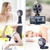 CasaCare Handheld Mini FAN with LED Display, USB Rechargeable Mini