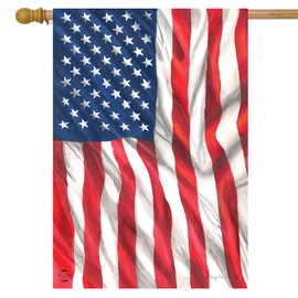 Briarwood Lane Everyday House Flag 40x28 For Outdoor American Flag Waving House Flag