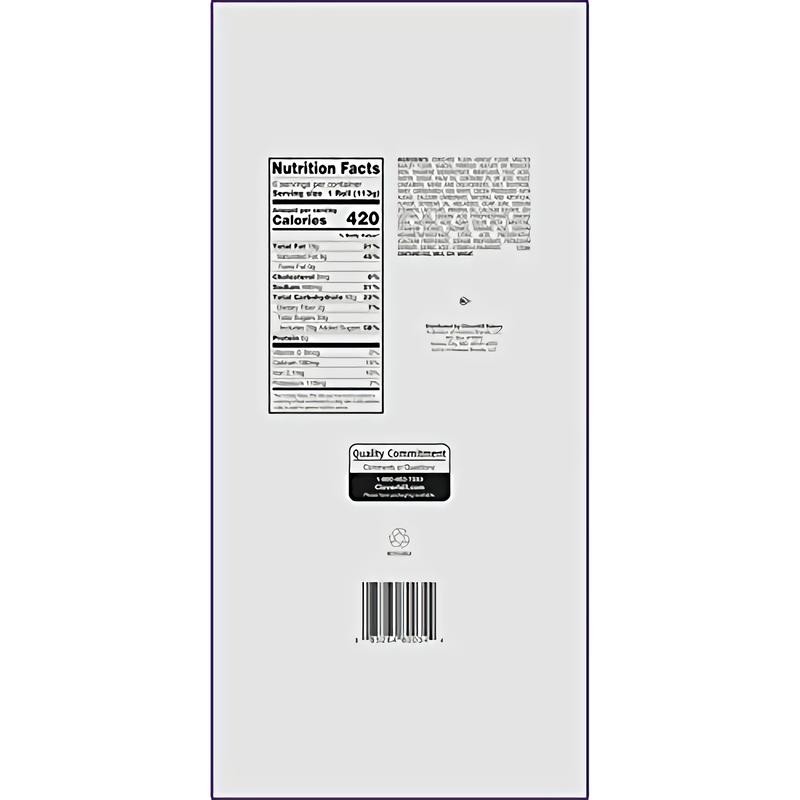 Cloverhill Big Texas Cinnamon Rolls, Individually Packaged, Pack of 6