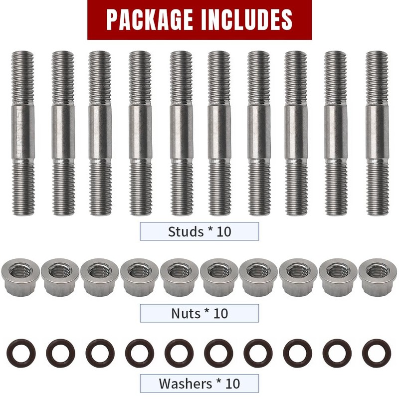 GOLKNHA Design Cool Head Studs Titanium Replacement Cylinder Stud Kit