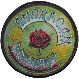 Men's Grateful Dead American Beauty Circle Woven Patch