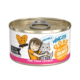 Weruva Best Feline Friend (B.F.F.) Tuna & Tilapia Twosome with Tuna & Tilapia in Aspic Cat Food, 3oz Can (Pack of 24), Yellow (0997)