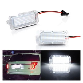 License Plate LED License Plate Light for Ford Explorer 2011-2018 Escape 2013-2018 Fusion 2011-2018 Fusion 2013-2018 License Plate Light CAN-bus 12V Car License Lamp