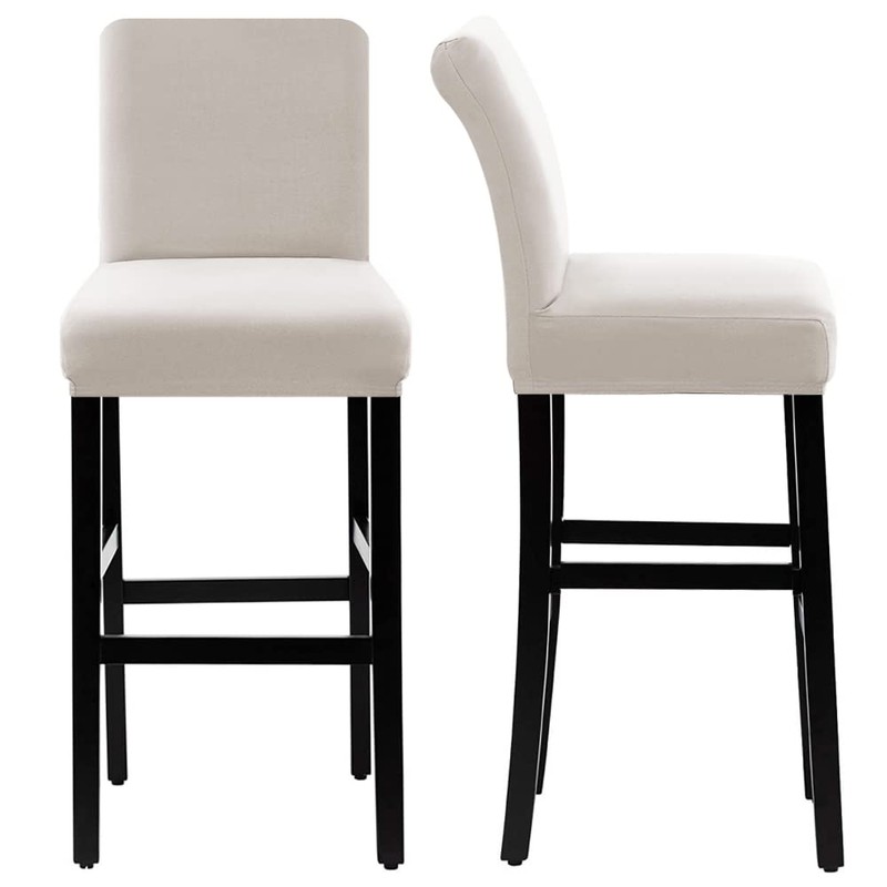 H.VERSAILTEX 100% Waterproof Bar Stool Cover Stretch Counter Stool Pub