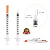 1ml/cc 30G 1/2" 12,7mm Syringe U-100, Individually Wrapped, Lab Accessories,