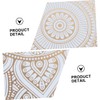 WOONEKY Beach Towel Mandala Round Microfiber Yoga Mat Tapestry Home