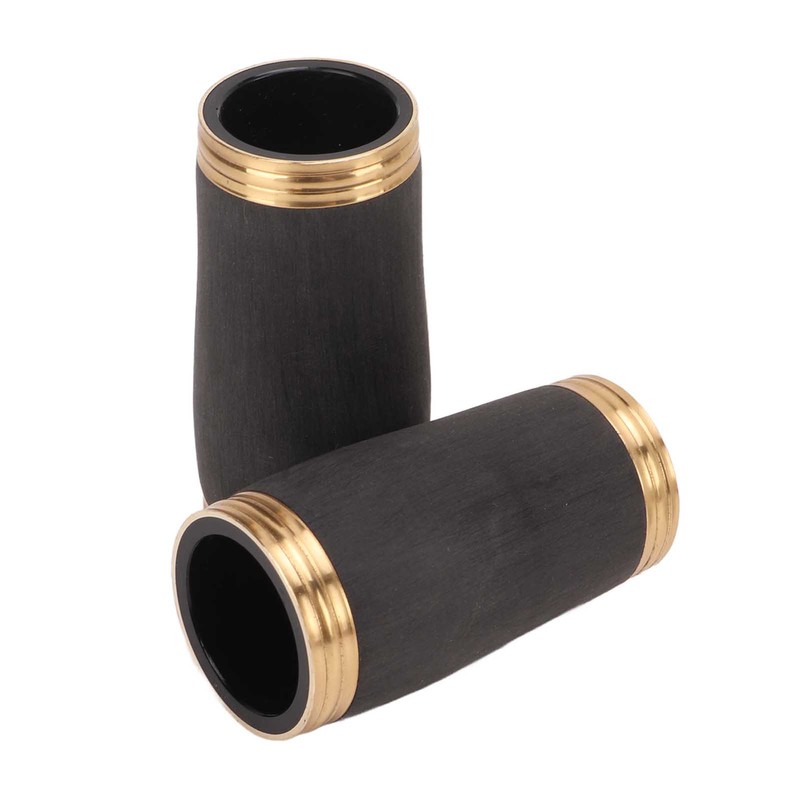 2Pcs Clarinet Engineering Plastics Barrel Black Soprano Clarinet Body Descending