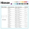 Hiasan Rectangle Tablecloth Grey - Wrinkle Resistant and Waterproof Washable