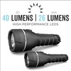 Rayovac LED Flashlight 3 Pack, Rubber Grip Flash Light Set