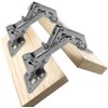 170 Degree Hinges Frameless Cabinet Door Hinges Hidden Hydraulic Adjustable