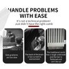 3-in-1 Hair Fade Comb, Left/Right Interchangeable Precision Thinning & Cutting