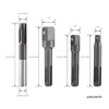 4Pcs SDS Plus Socket Adapter Set, 1/4" Hex Socket Adaptor