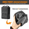 Upgraded Sports Water Bottles Pouch Bag, Tactical Drawstring Molle Water