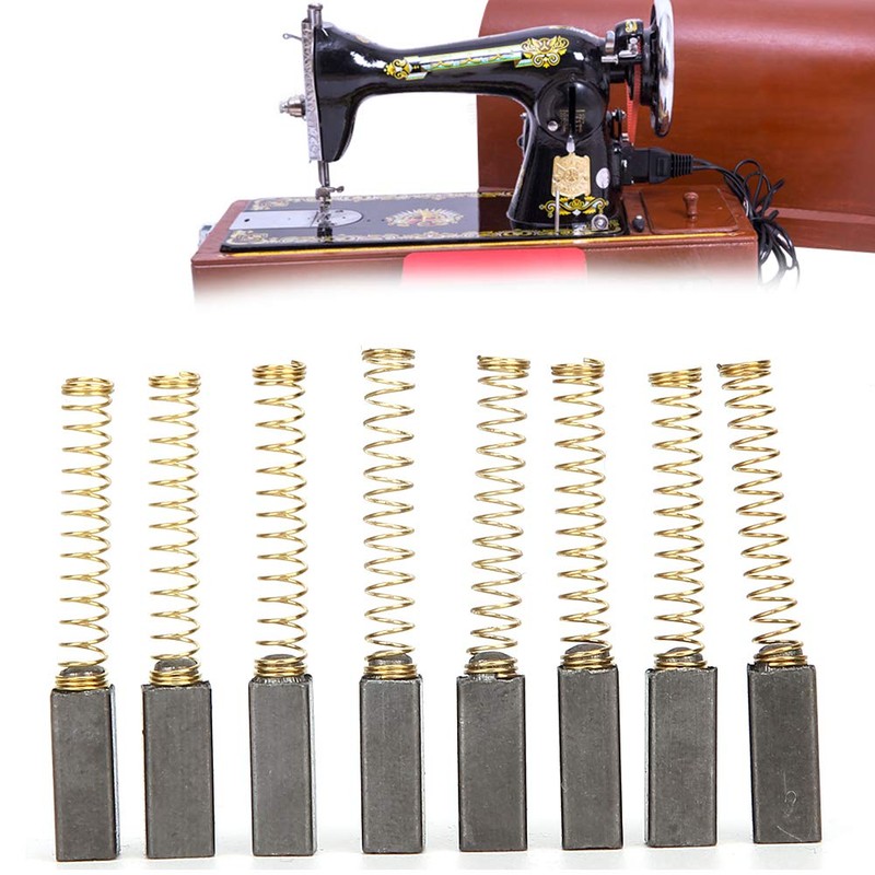 MAGT Carbon Brushes for Sewing Machine, 100 Pieces Sewing Machines,