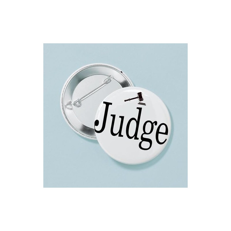 CafePress JUDGE Button 2.25" Round Pinback Button