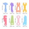 8Pcs Silicone Baby Teether Toys Soothe Babies Sore Gums Soft