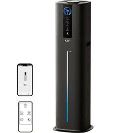 KZF 9L Smart Humidifiers for Bedroom Large Room, 2.3Gal Cool Mist Top Fill Diffuser, App & Remote Control, 3 Mist Modes, Quiet Humidifier for Home Office Plant