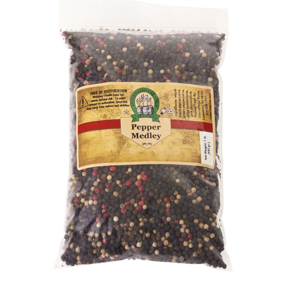 International Spice- Mixed Peppercorns (Whole)-: 16 Oz. Bag
