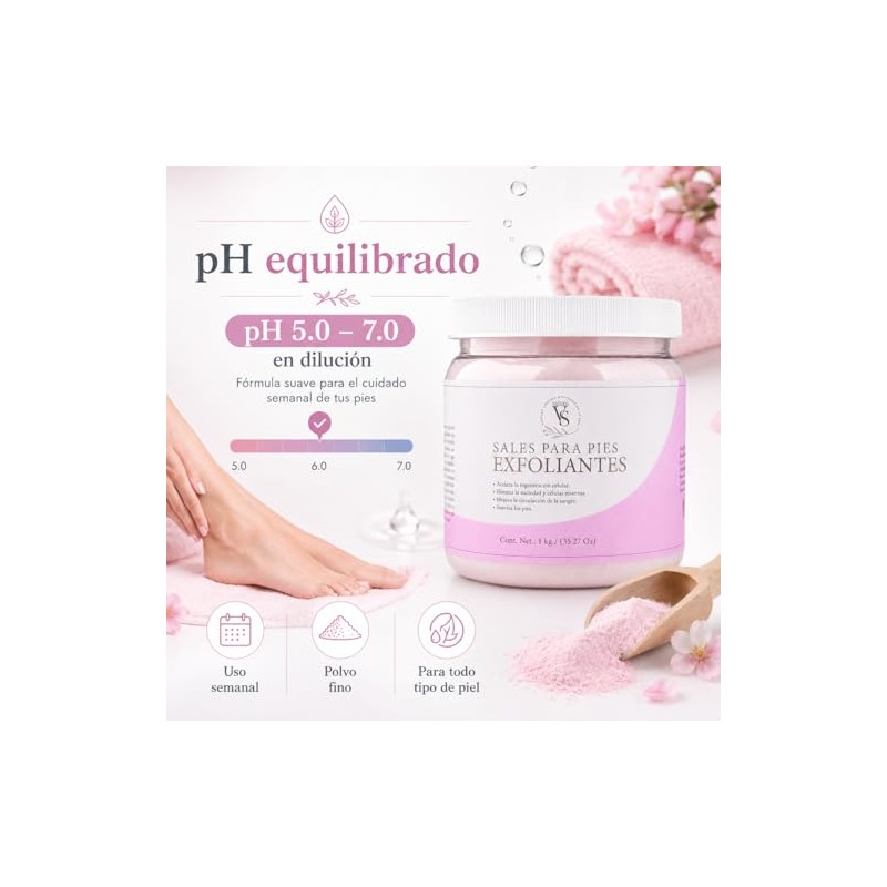 Sales Exfoliantes Para Pies Suavizantes 1k SPA