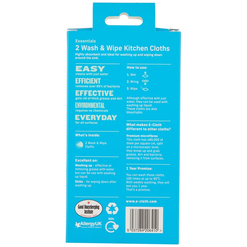e-cloth Wash and Wipe Kitchen Cloths