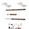 Floating Shelf Brackets - 8 Pack Heavy Duty Invisible Wooden