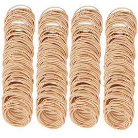 AIWOQI Rubber Bands size #10 rubber band 760 pcs Elastic Rubber Band 1 inch Light brown #10 rubber bands for office supplies File Folders Litter Box