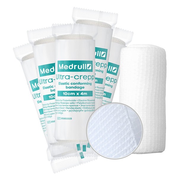 Medrull 15 pieces 10 cm x 4 m gauze bandages