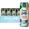 Simply POP Prebiotic Soda Fruit Punch Cans, 12 fl oz,