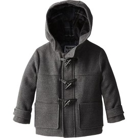 Rothschild Little Boys' Faux Wool Toggle Coat, Dark Charcoal, 8