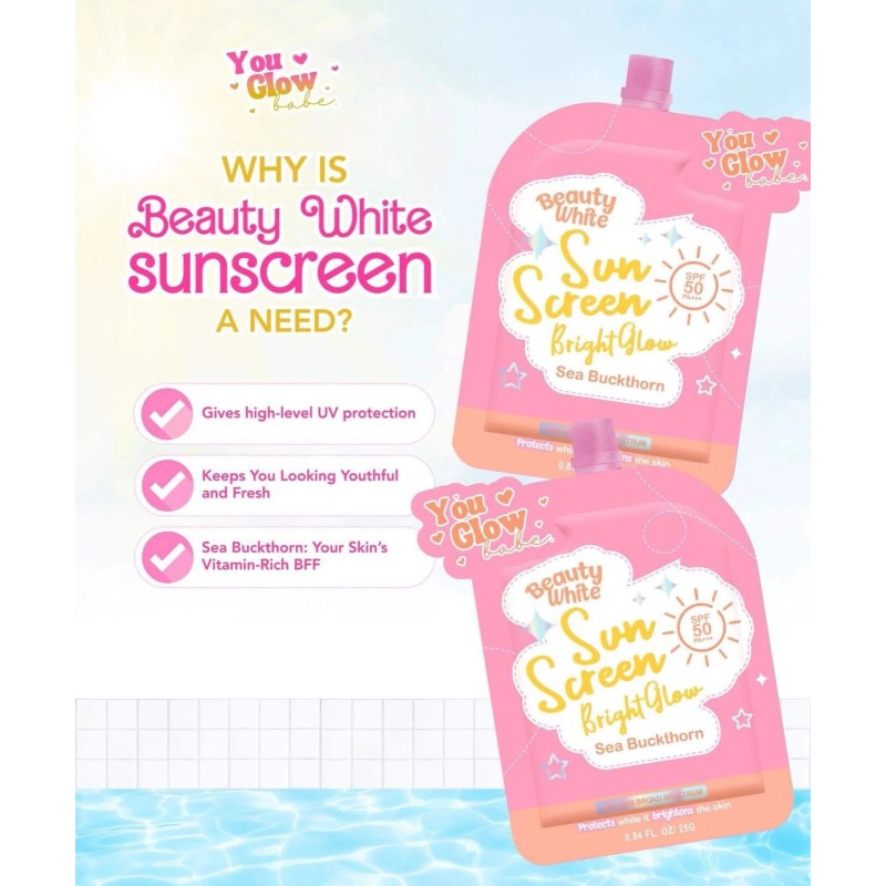 You Glow Babe Bright Glow Sunscreen SPF 50 PA+++ -