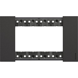 Bticino LivingNow cover frame 4 modules in the LEGRAND KA4804KG Electronics, Zamak, colourful
