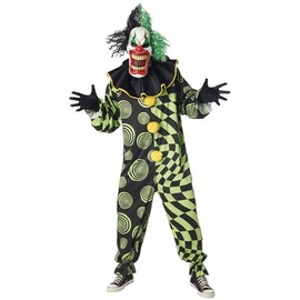 California Costumes, Funhouse Freak, Adult, Black/Green, Large (42-44" chest)